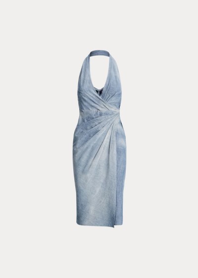 Vestidos Ralph Lauren Mujer Azules - Nelma Chambray - RSUFA0371